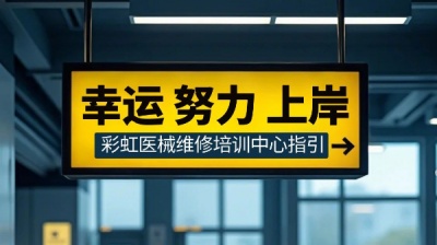 彩虹Y疗器械维修理论实践结合+故障模拟还原教学-解决招人难找工作难