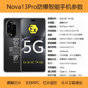 供应烟台石化防爆智能手机5G全网通北斗卫星通信