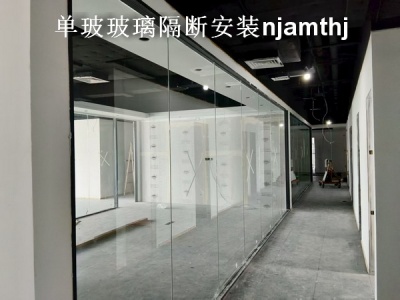 火锅店钢化玻璃门加工安装