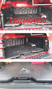 比亚迪鲨鱼皮卡车shark后备箱尾箱推拉抽屉托盘改装