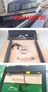 悍马H3皮卡车手动卷帘盖后箱盖铝合金平盖改装