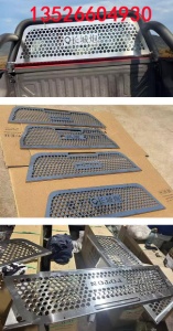 长城金刚炮凯程f7皮卡车后窗防护网改装件