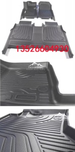 长城炮商用版皮卡车驾驶室TPV黑色五座脚垫改装