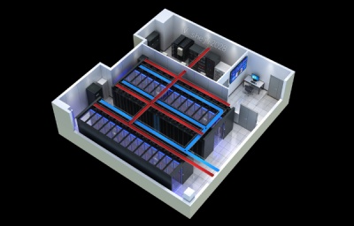 广州机房动力环境监控室|多功能厅|报告厅效果图渲染制作