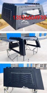 陆地巡洋舰lc79四门双排皮卡车分体三开门高盖后箱盖改装件