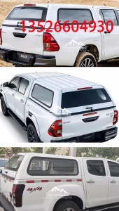 15-2025款Hilux Revo5ft皮卡车冷钢板平顶铁高盖后箱盖改装